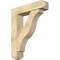 Ekena Millwork Funston Craftsman Rough Sawn Bracket w/ Offset Brace, Douglas Fir, 8"W x 34"D x 42"H BKT0806X34X42FST04RDF - alternate 1